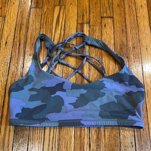 Lululemon Free to Be Bra Wild Camo Dusky Lavender